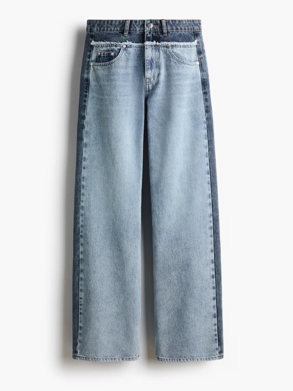 H&M x Stella McCartney two-tone jeans